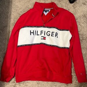 Vintage Tommy Hilfiger Oversized Quarter-Zip Sweater